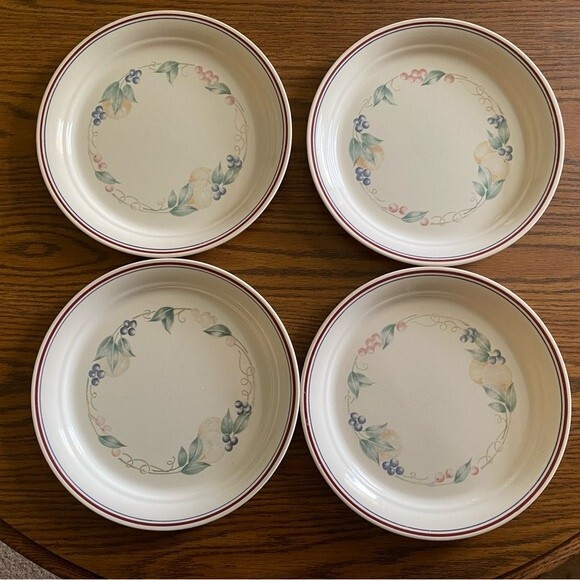 4 Corelle by Corning 10 1/4” Abundance Dinner Plates - Picture 2 of 8